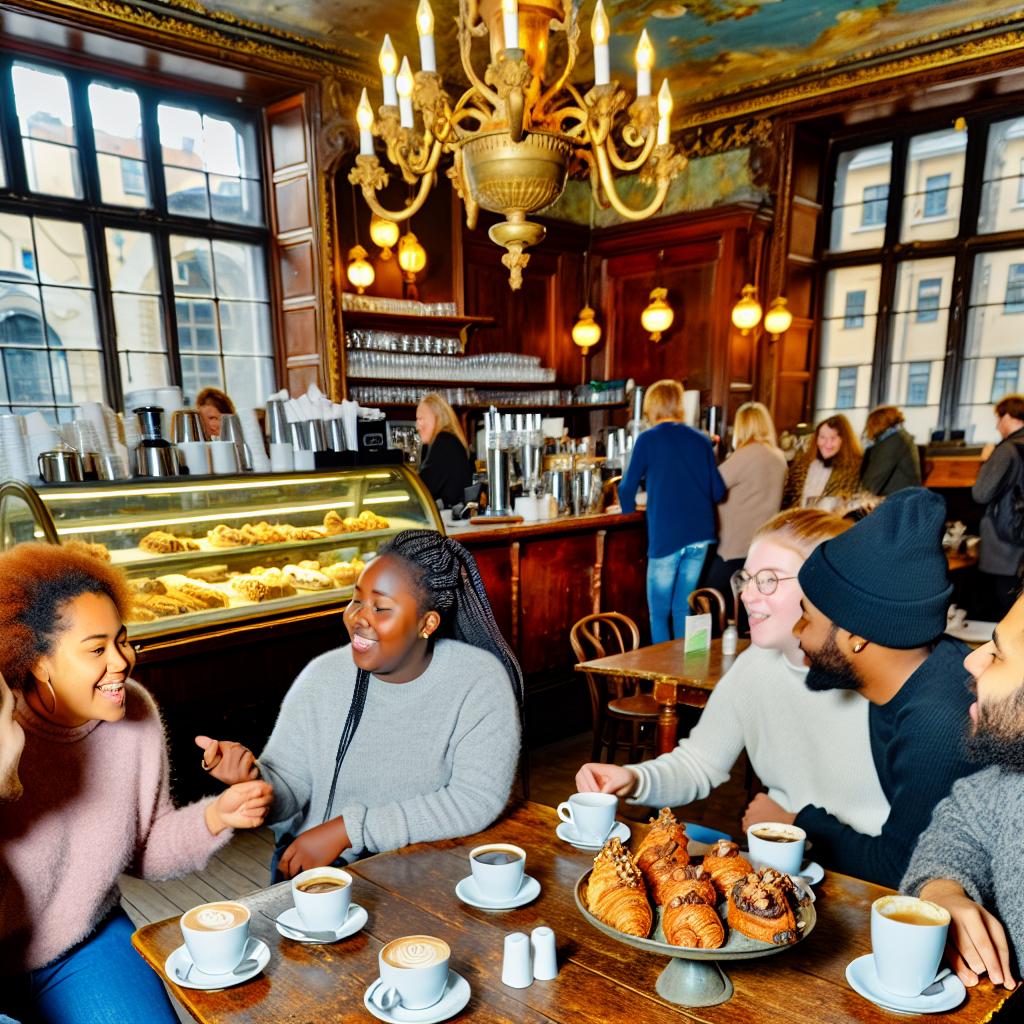 Ta en fika på Café Husaren i Haga