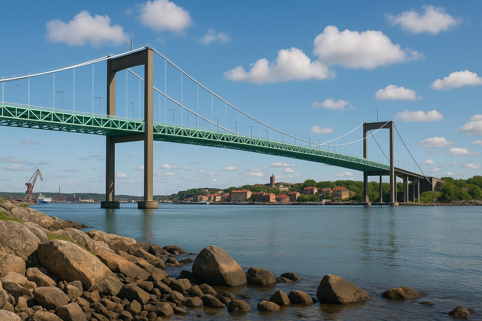 Besök Älvsborgsbron och njut av den ikoniska utsikten