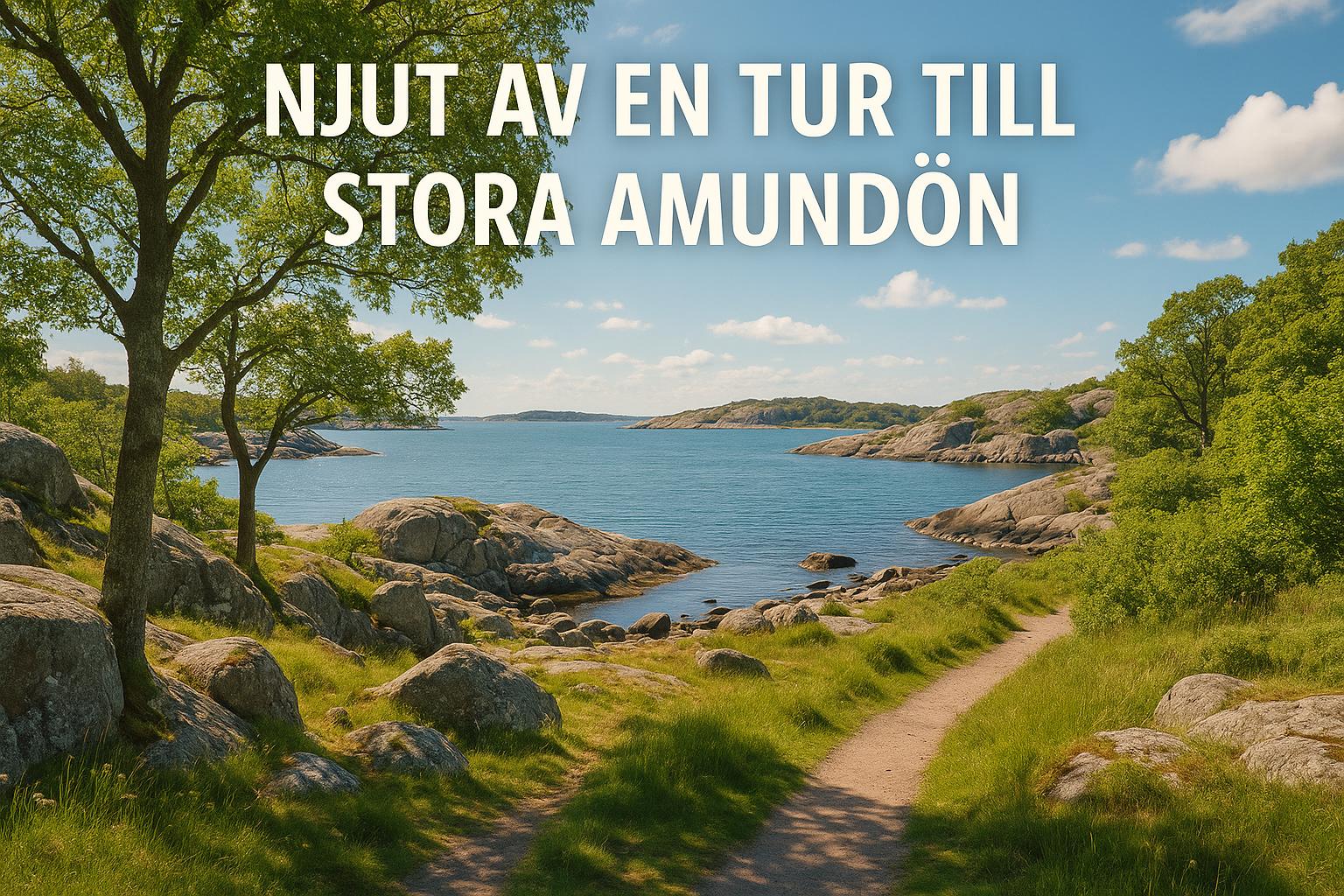 Njut av en tur till Stora Amundön och dess natur