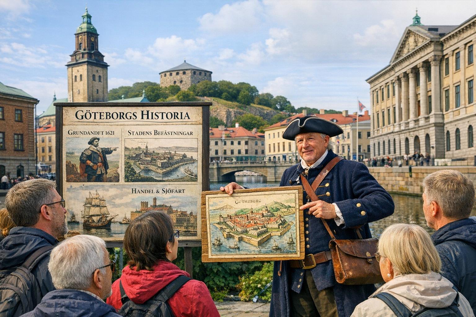 Ta en guidad stadsvandring om Göteborgs historia