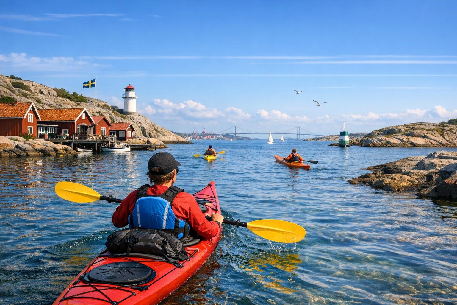 Ta en kajaktur i Göteborgs skärgård