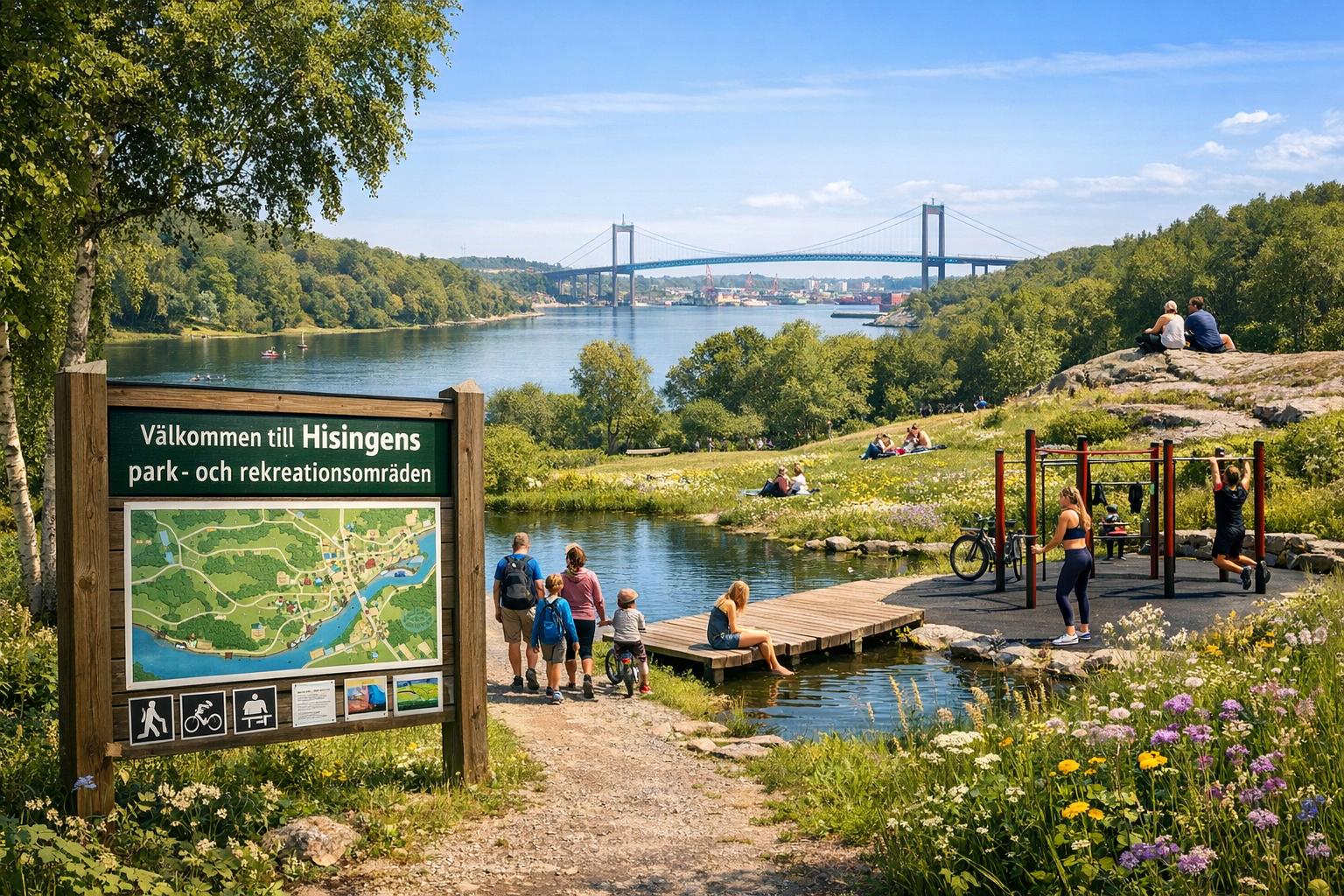 Besök Hisingens park- och rekreationsområden