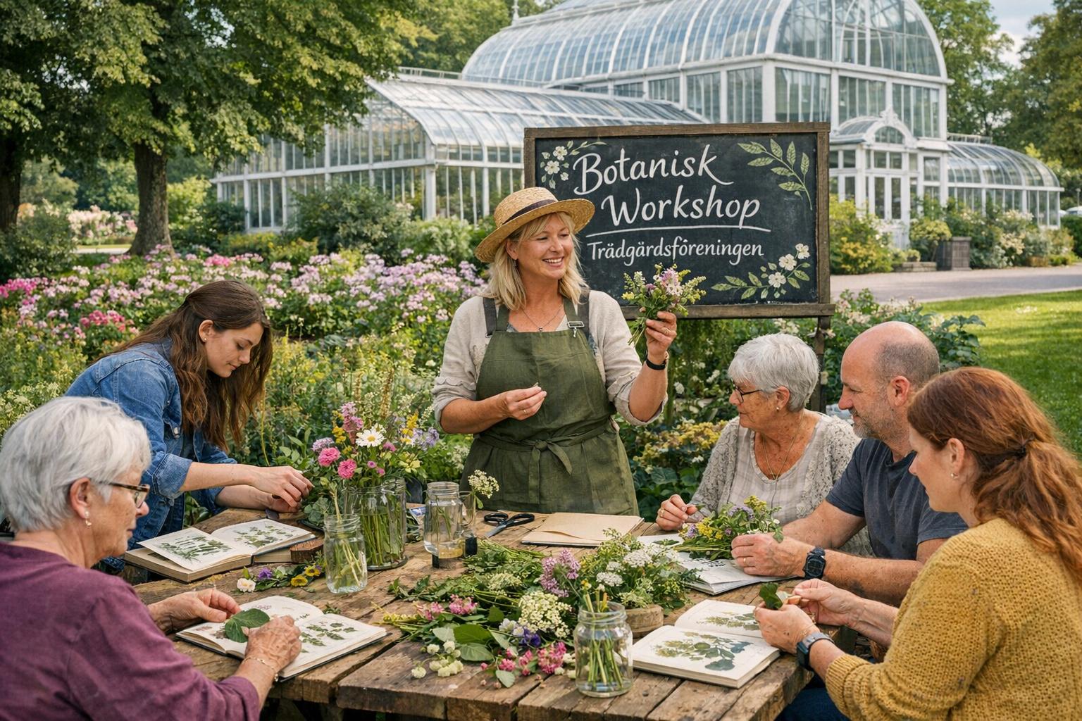 Gå på en botanisk workshop i Trädgårdsföreningen
